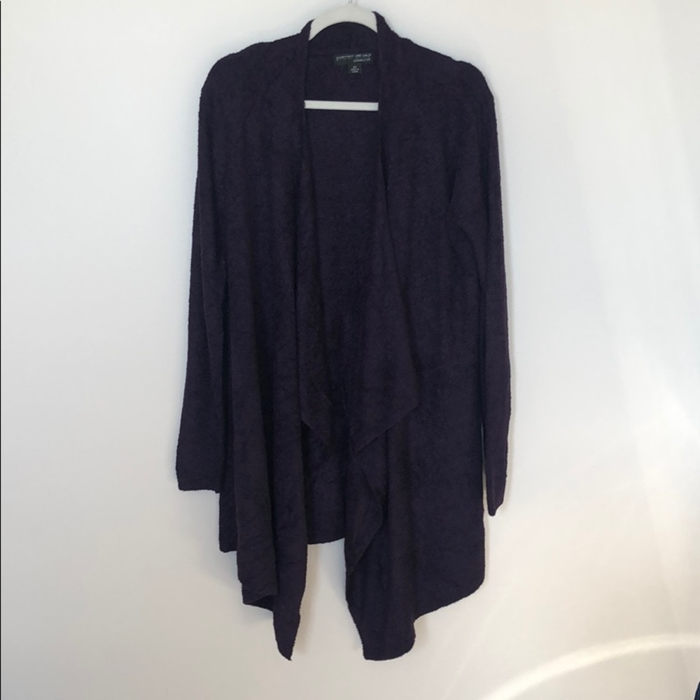 NWOT Purple Barefoot Dreams Cardigan